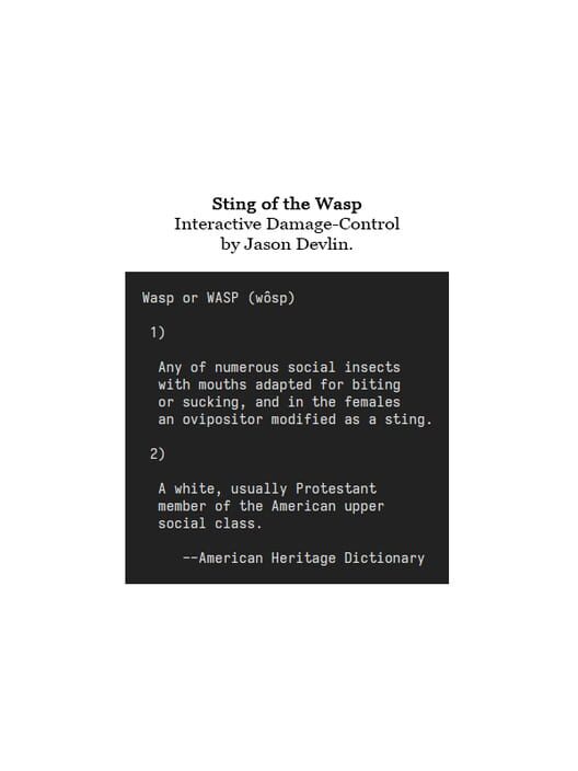 Sting of the Wasp
