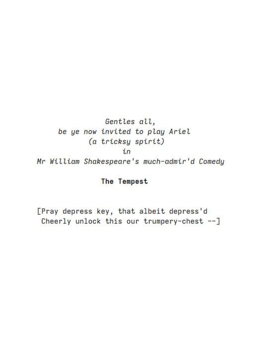 The Tempest