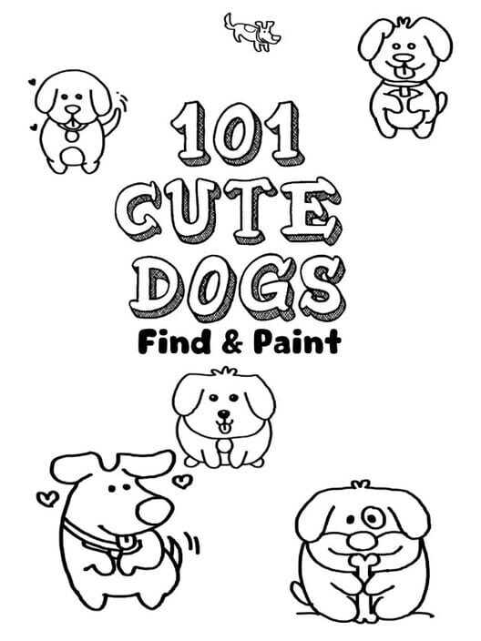 101 Cute Dogs: Find & Paint